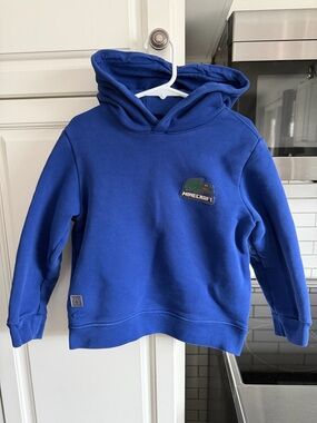 Lacoste x Minecraft sz 6 Little Boy’s Royal Blue Hoodie